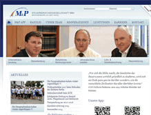Tablet Screenshot of mpsteuerberatung.de